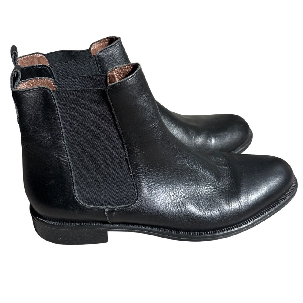 Andre Made in Portugal Leather Chelsea Boots Ankle Almond Toe Size 41 Womens
